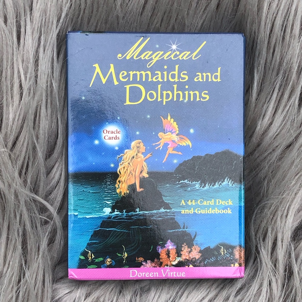 OOP y2k Magical Mermaids and Dolphin Oracle Card Deck and Guide by Doreen Virtue